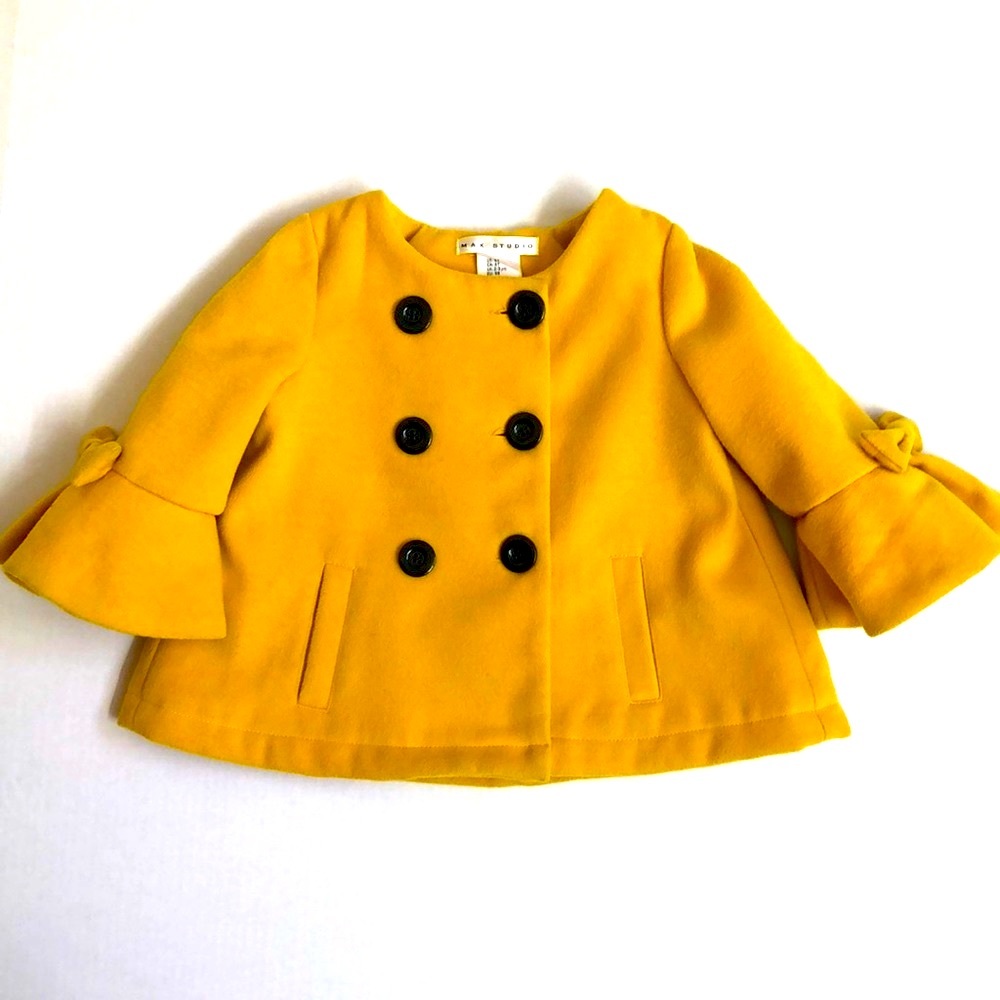 Max Studio Toddler Girls size 3 Pea Coat